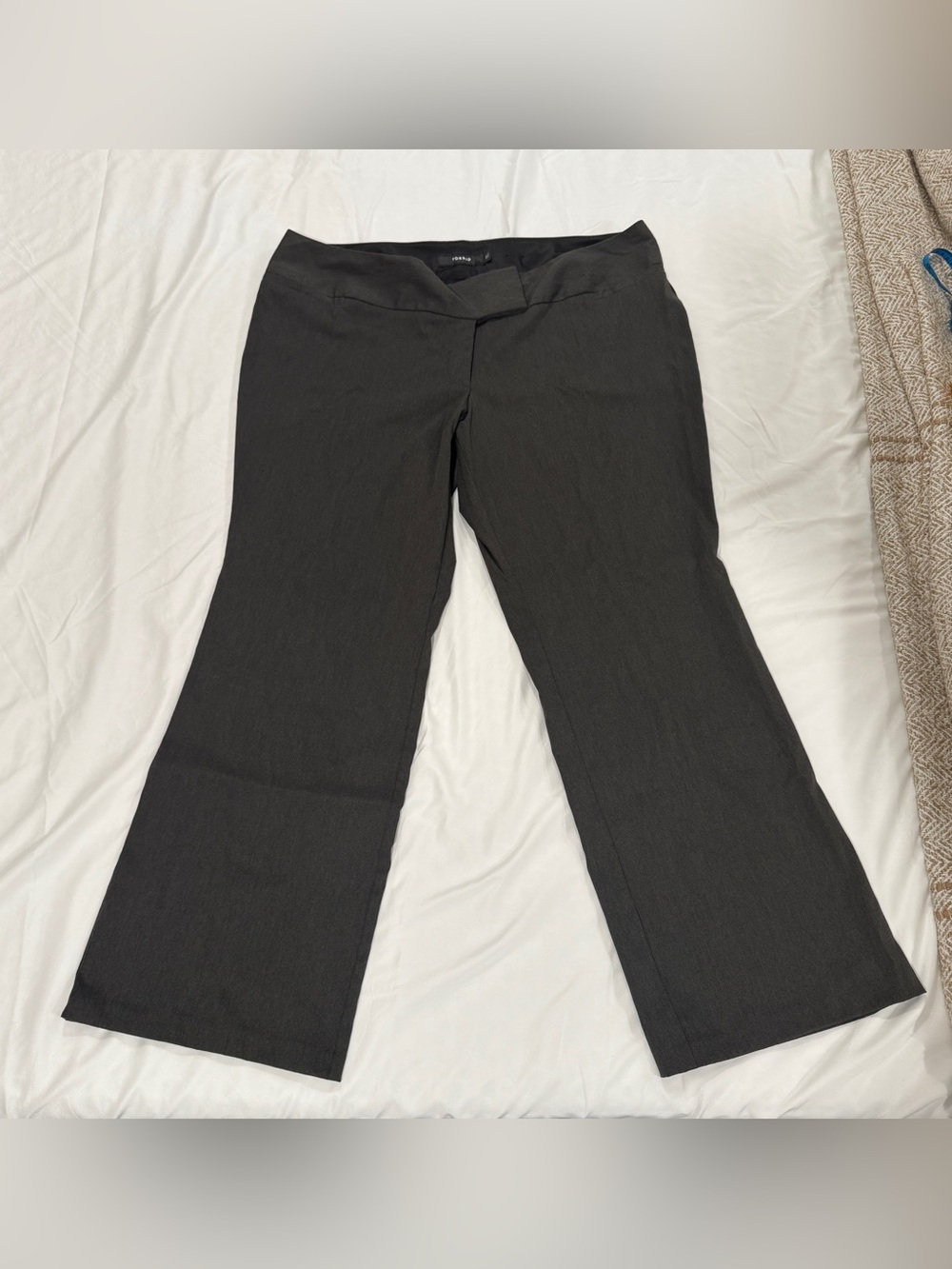 Torrid Charcoal Gray Boot-Cut Dress Pants Trousers Size 22